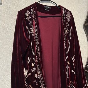 Velvet Like Miss Me Cadigan. Gently worn